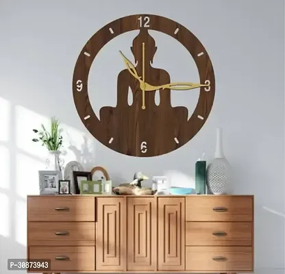 Wall Clock-039 Wenge 25x25cm