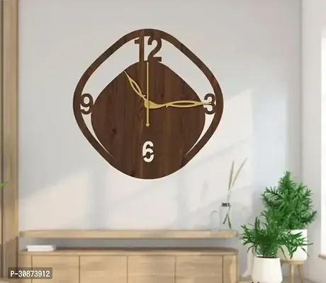 Wall Clock-064 Wenge 30x30cm