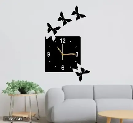 Wall Clock -085 Black 25cm