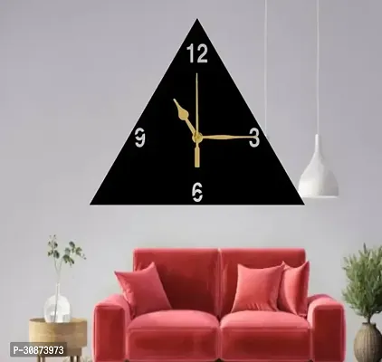 Wall Clock-030 Black 30x30cm