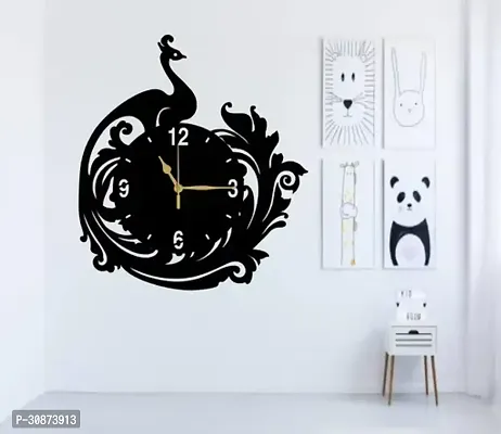 Kanbi Wall Clock-068 Black 30x30cm