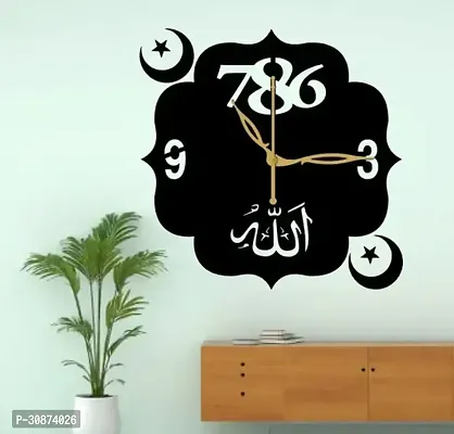 Wall Clock-042 Black 30x30cm-thumb0