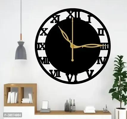 Wall Clock-06 Black 30x30cm