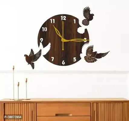 Kanbi Wall Clock-152 Wenge 30x30cm