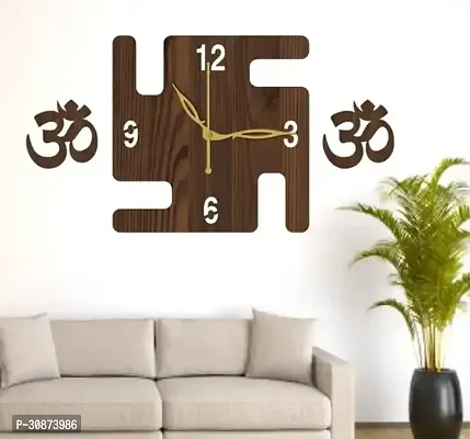 Wall Clock-050 Wenge 30x30cm-thumb0