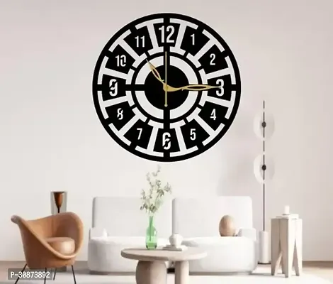 Wall Clock -093 Black_30cm