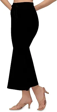 Stylish Black Polycotton Solid Saree Shapewear For Women-thumb2