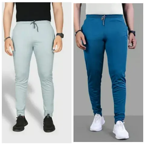 Must Have Cotton Blend Regular Track Pants For Men 