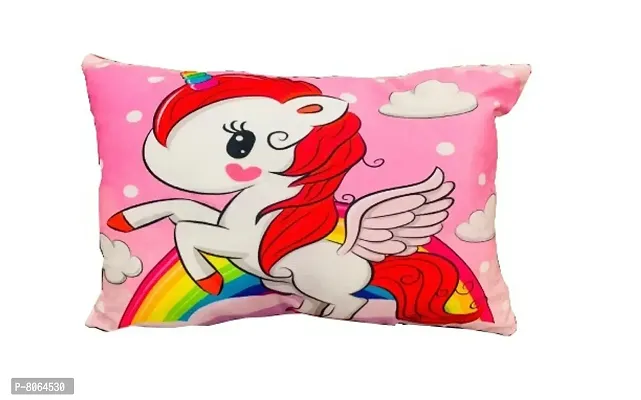 Cartoon Character Bedding Small Pillow - Baby Pillow with 100% Natural Cotton Cover,12x18-thumb0
