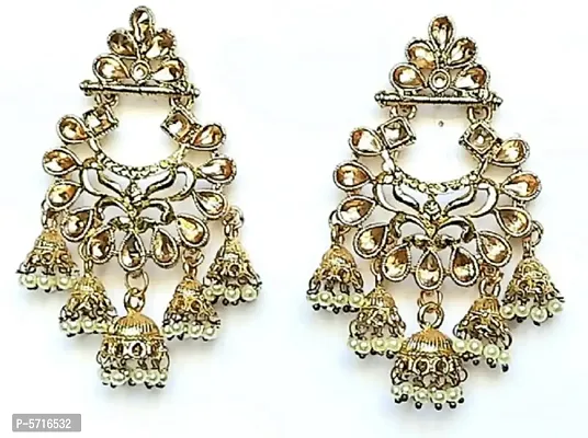 Traditional Gold color Plated Earring-thumb0