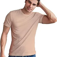 Mens Plain Cotton T-Shirt Round Neck-thumb4