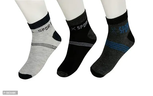 TENDSY Premium Men's and Women's Cotton Ankle Length Socks/Sport Socks (Pack of 12 Pairs, Free Size, Multicolor)-thumb4