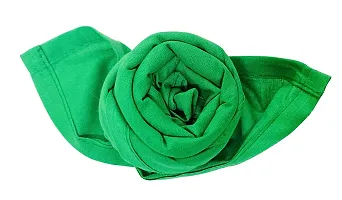 TENDSY Cotton Premium Collection Green Handkerchiefs Hanky Set For Men - Pack of 6 Pcs-thumb1