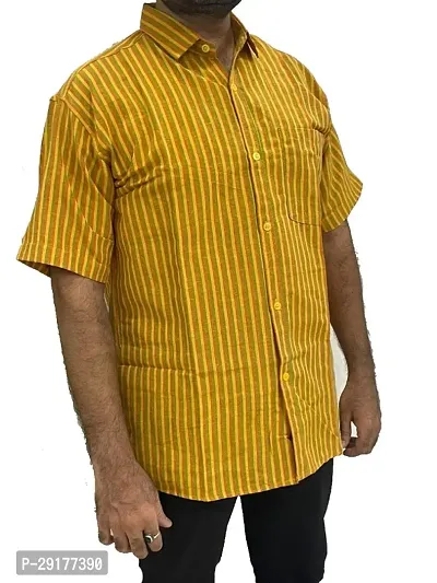 Classic Cotton Striped Casual Shirt for Men