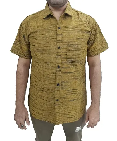 Classic Short Sleeves Casual Shirt For Men