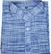 Classy Khadi Short Kurta for Men (Only Kurta)-thumb1