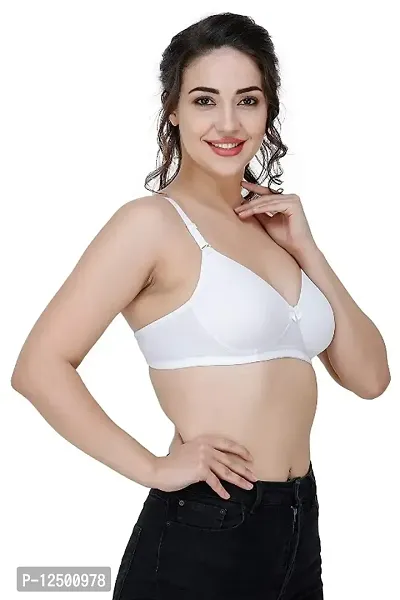 Beautiful Every Day hosiery Women Bra pure white in color Edgydeal-thumb0