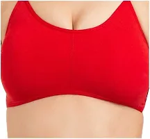 Fancy Womens Nylon, Cotton  Spandex Lightly Padded Underwired Regular Bralette Edgydeal-thumb2