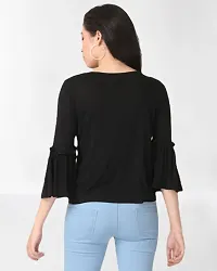 Casual Solid Women Blue Top-thumb1