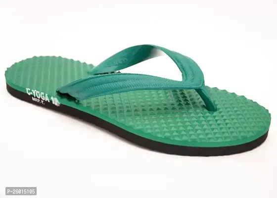 Stylish Green Plastic Slippers For Men-thumb0