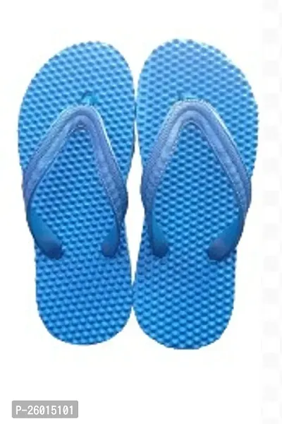 Stylish Blue Plastic Slippers For Men-thumb0