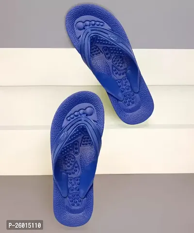 Stylish Blue Plastic Slippers For Men