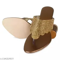 Copper Block heel sandal | sandal for girl's and woman's | stylish comfortable heel's .-thumb1