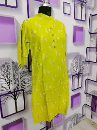 Women's Printed Rayon Kurta-thumb1