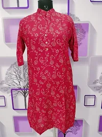 Women's Printed Rayon Kurta-thumb3