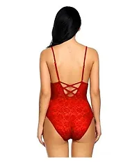 Women's Bodysuit Sexy Nightwear Nighty Dress (Free Size)-thumb2