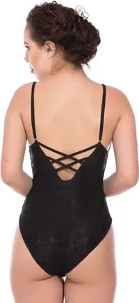 Womens Bodysuit Sexy Nightwear Nighty Dress (Free Size)-thumb1