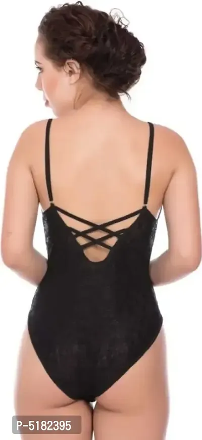 Bodysuit Skin Fit Exotic Nightwear Sexy Dress (Free Size)-thumb2