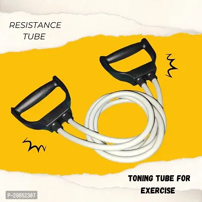 Double-Toning Tube Resistance Fitness Accessory