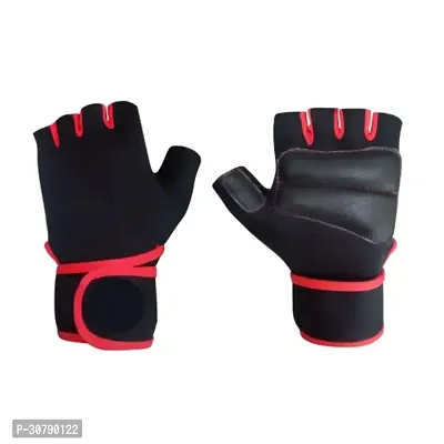 Leather Gym Gloves for Men Women with Wrist Support