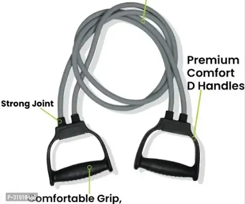 Double Toning Resistance Tube with free Adjustable Hand Strengthening Gripper(10 to 60 Kg)-thumb3