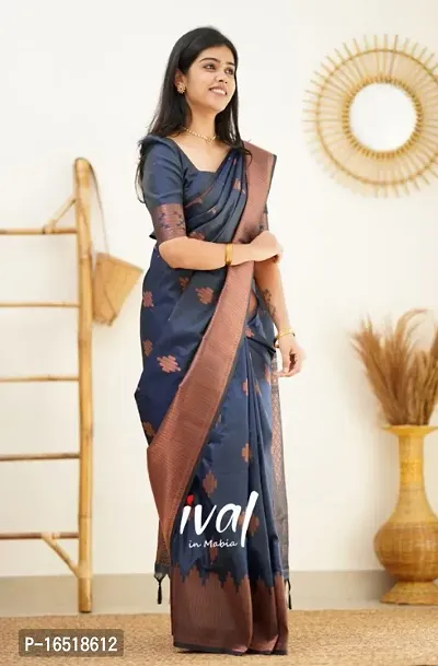 Classic Art Silk Jacquard Saree With Blouse Piece