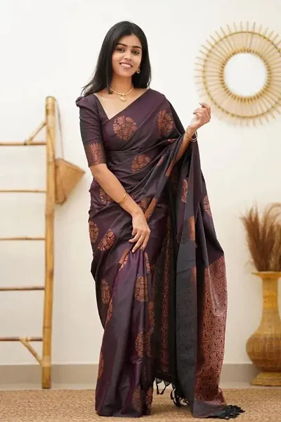 Elegant Cotton Silk Saree with Blouse piece 