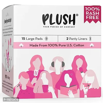 Sanitary Pads for Women, up to 100% leakage protection, Cottony Soft