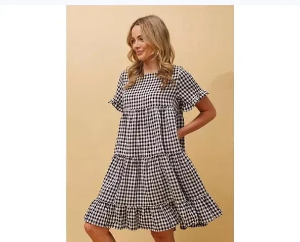 Stylish Fit And Flare Dress For Women