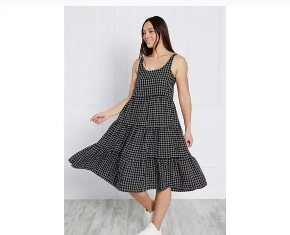 Stylish Fit And Flare Dress For Women