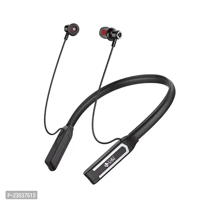 Super Series 40 Hours Battery Backup Neckband Wireless Bluetooth Headset Black In the Ear-thumb0