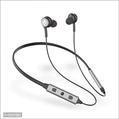 Like 12 Hours Battery Backup Bluetooth Neckband with Rock  Roll Bass and Metal Body  Housing Wireless Headset