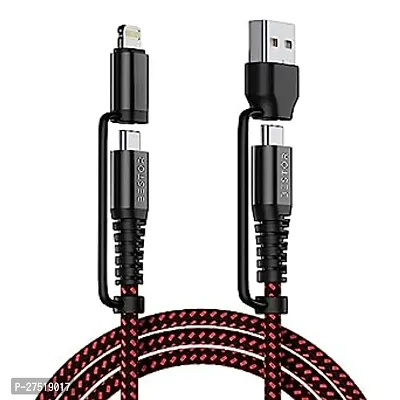Reliable USB C Multi Fast Charging Cable 4-in-1 3A USB A/C To Type C/Lightning-thumb0