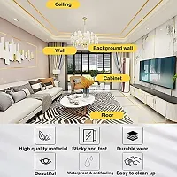 50 Meters Golden Tape, Home Floor Wallpaper Waterproof Tiles, Tile gap Tiles Stickers for Floor-(0.5 CM Wide, Gold)-thumb4