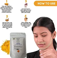 Turmeric Facial Wax - 7 Minute Painless Herbal Wax Powder (100g) Under 199-thumb1