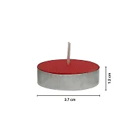 Wax06 Colored Wax Tealight Candles (Set of 50, Unscented)-thumb2