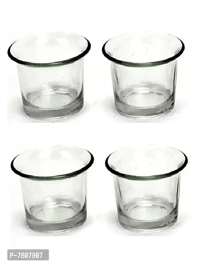 Classy Candle Holder Glasses Set of 4pcs-thumb0