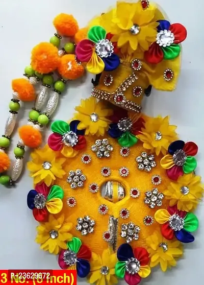 Fancy Fabric Laddu Gopal Dress