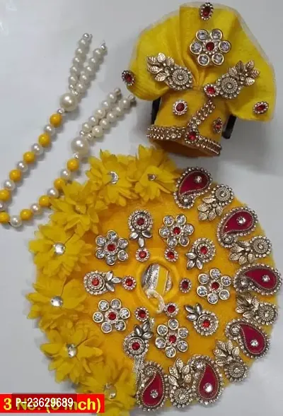 Fancy Fabric Laddu Gopal Dress-thumb0