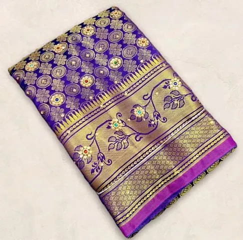 Stylish Women Kanjeevaram Silk Saree